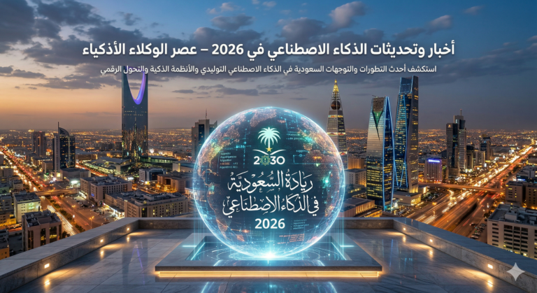 أخبار وتحديثات الذكاء الاصطناعي في 2026 – عصر الوكلاء الأذكياء والريادة السعودية