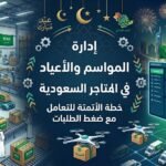 إدارة المواسم والأعياد في المتاجر السعودية : خطة الاتمتة للتعامل مع ضغط الطلبات
